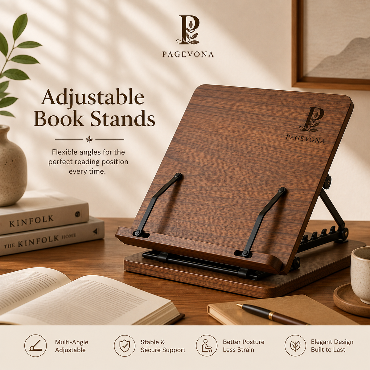 Adjustable Book Stands