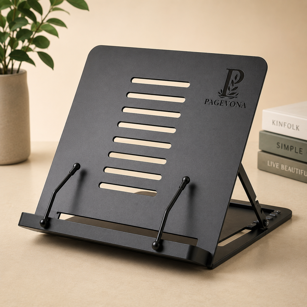 Premium Steel Desk Book Stand