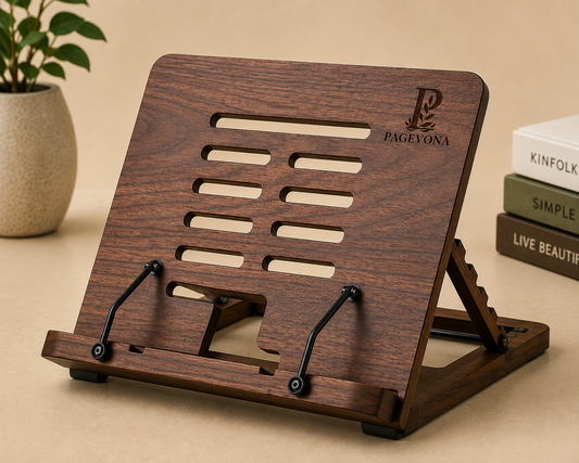 Premium Wooden Adjustable Book Stand