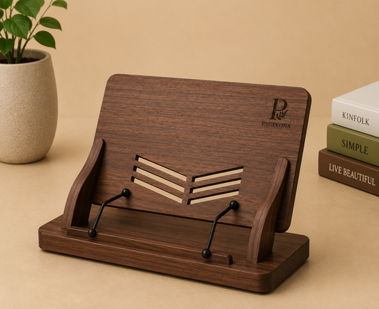 Modern Wooden Book Stand