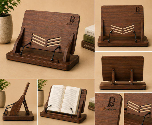 Modern Wooden Book Stand