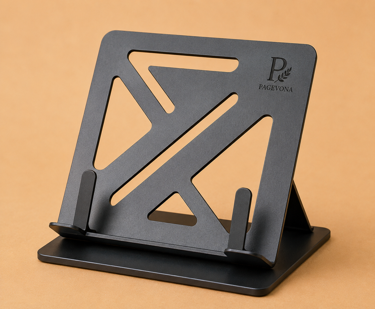 Modern Steel Desk Book Stand