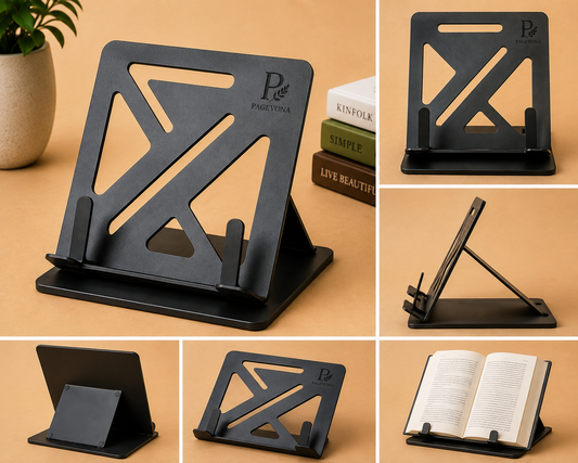 Modern Steel Desk Book Stand