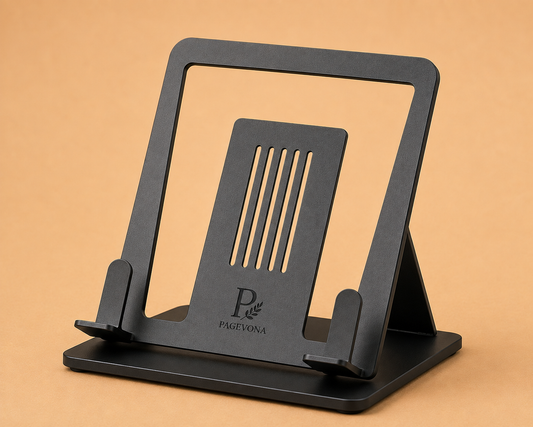 Minimalist Steel Desk Book Stand